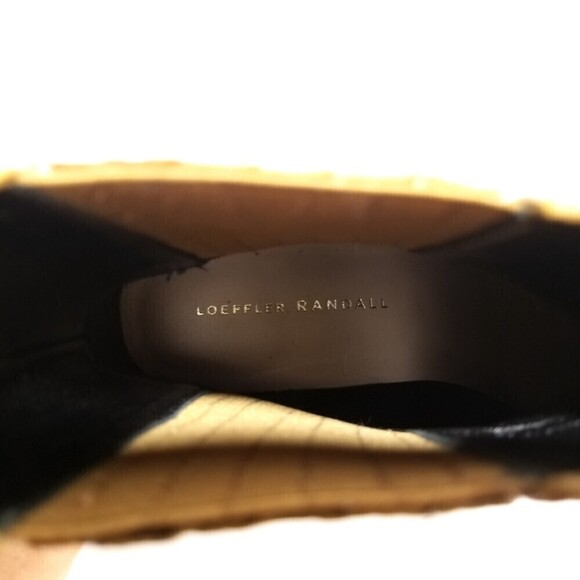 Loeffler Randall Aylin Amber Western Bootie Boho Brown Snake Print Block Boot 7 - Picture 9 of 11